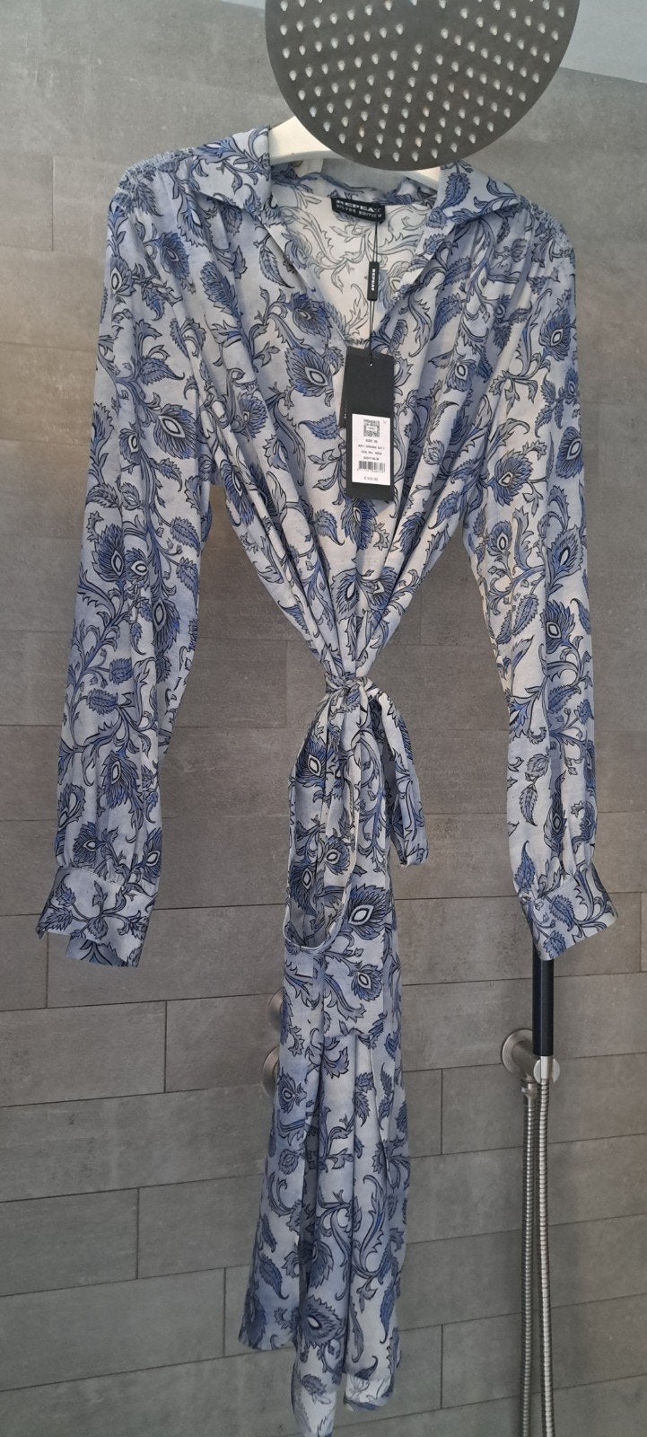 Repeat jurk met ceintuur zijden mt 38, Ophalen of Verzenden, Nieuw, Maat 38/40 (M)