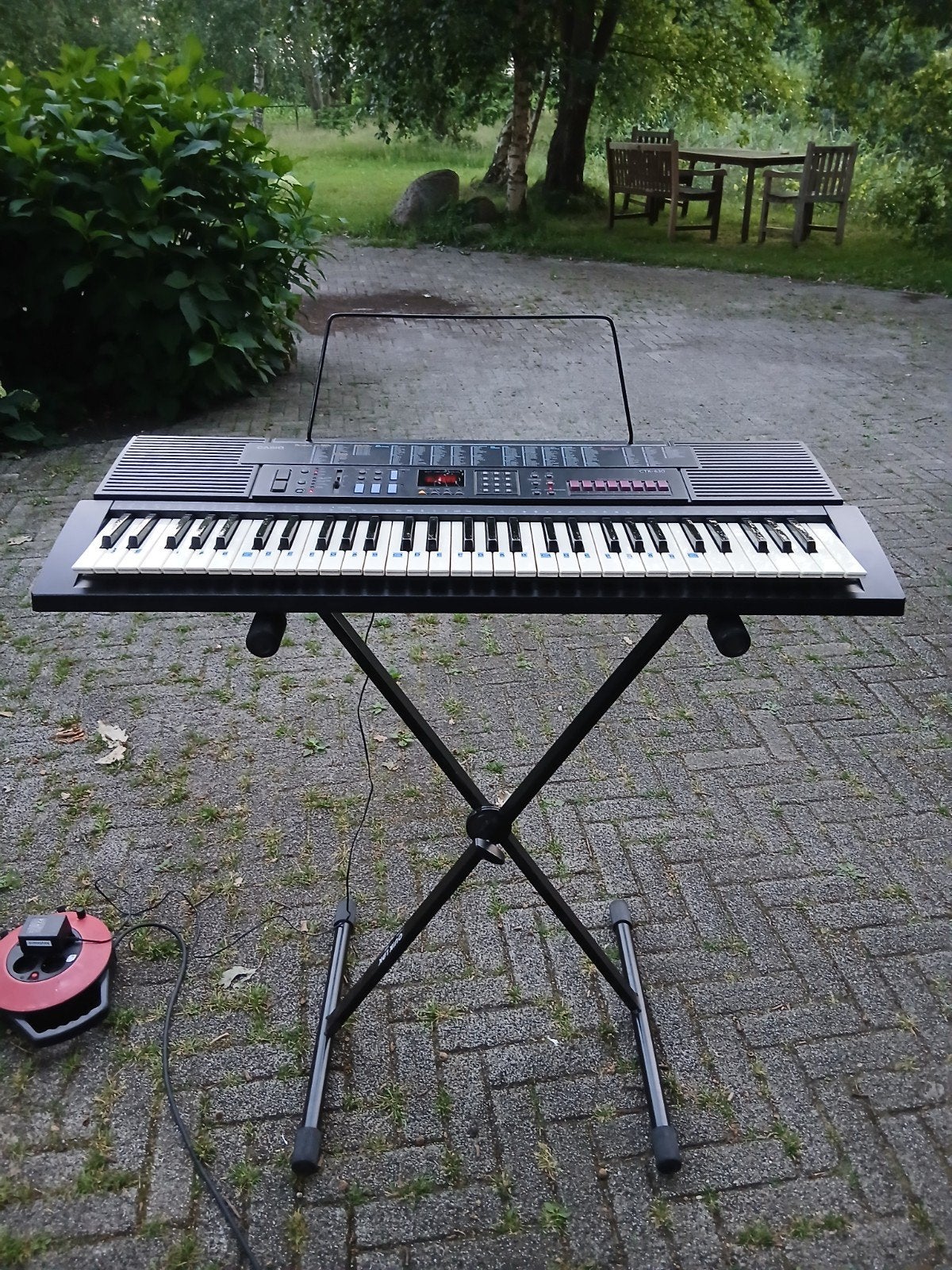 Casio CTK-630 Keyboard met standaard - Uitstekende staat, Ophalen, Casio, 61 toetsen, Zo goed als nieuw