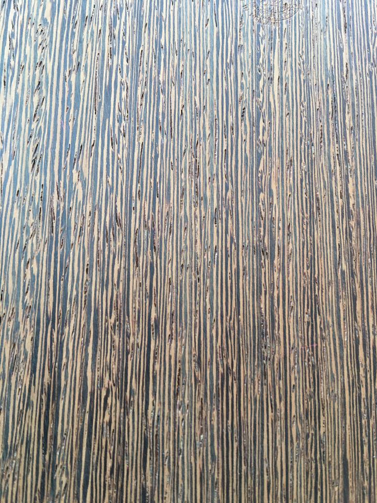 Wenge rond houten dienblad , jaren 70, Gebruikt, Ophalen of Verzenden, Onbekend, Onbekend