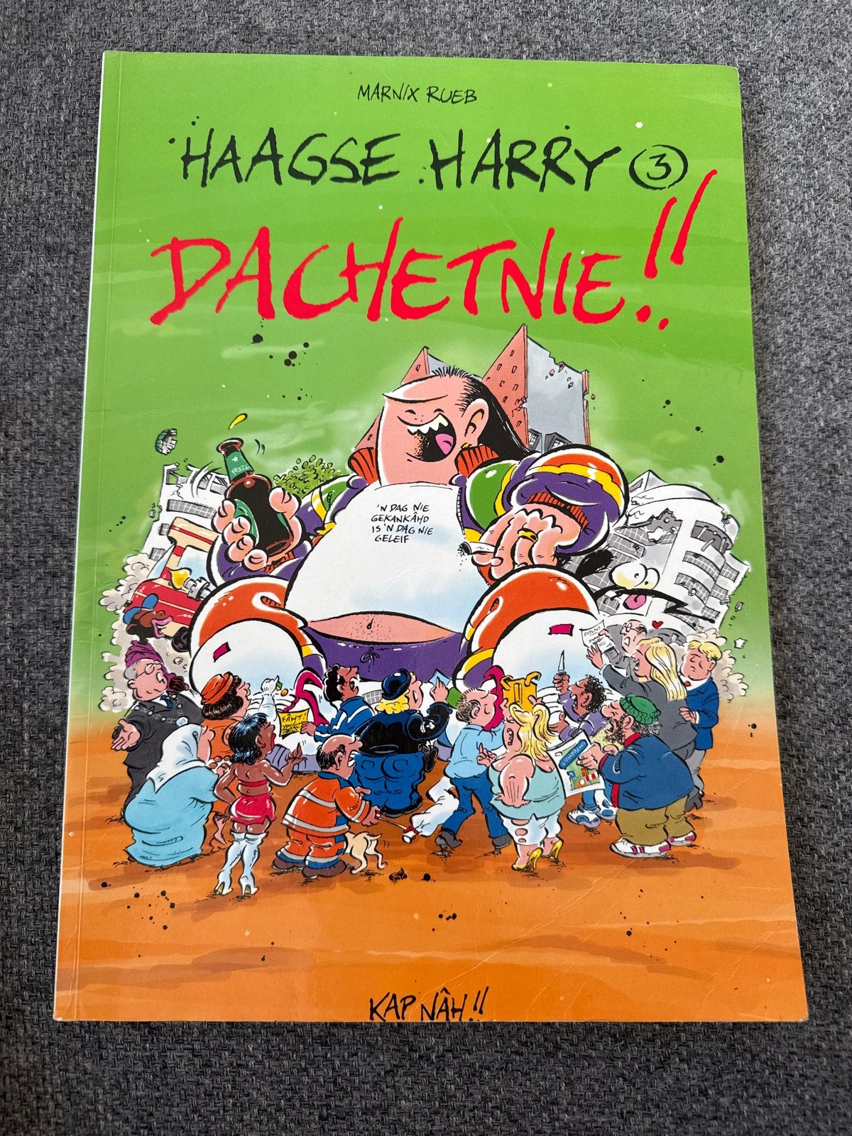 Haagse Harry 3: Dachetnië!! - Marnix Rueb, Eén stripboek, Ophalen of Verzenden, Zo goed als nieuw