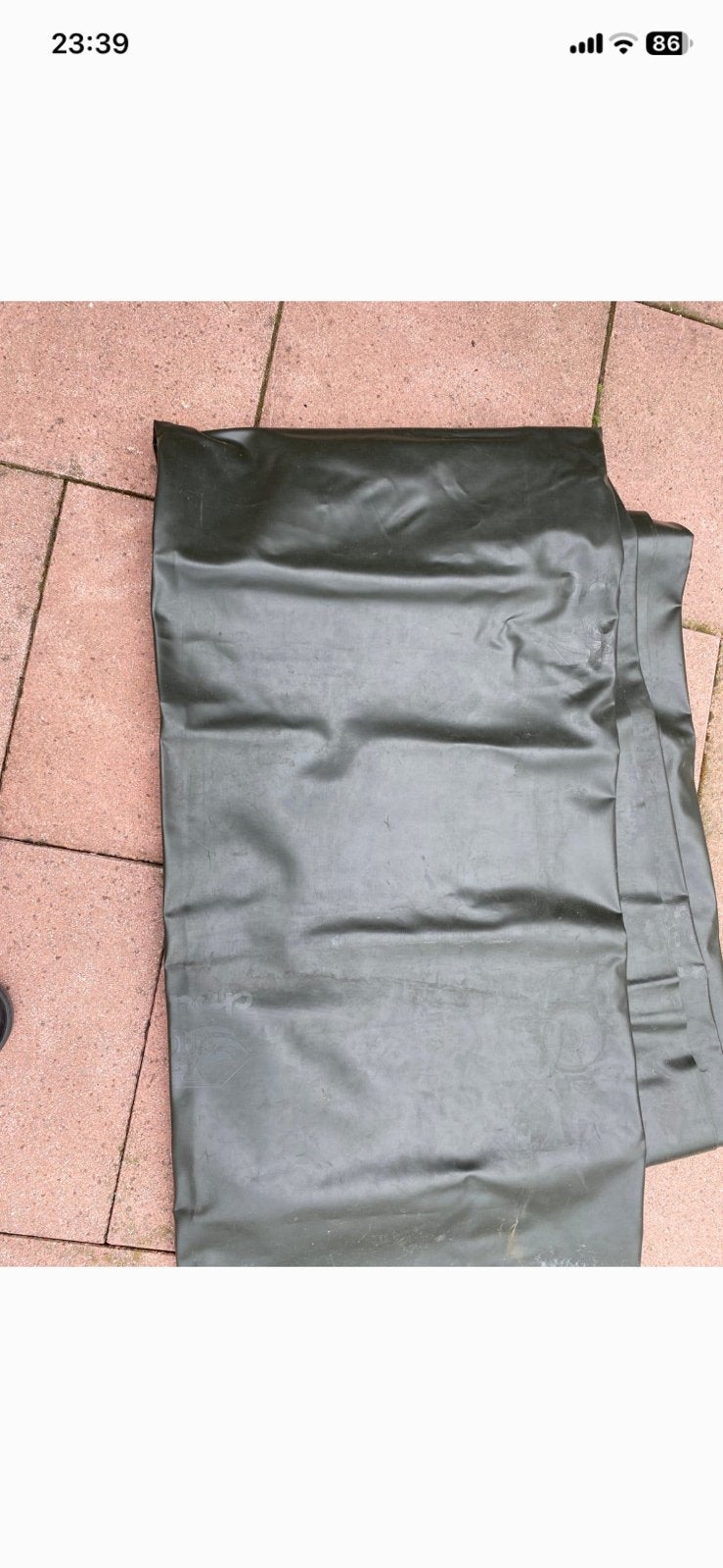 Rubber laken - bedzeil - natuurrubber (brief geld alleen ), Ophalen of Verzenden, Zo goed als nieuw