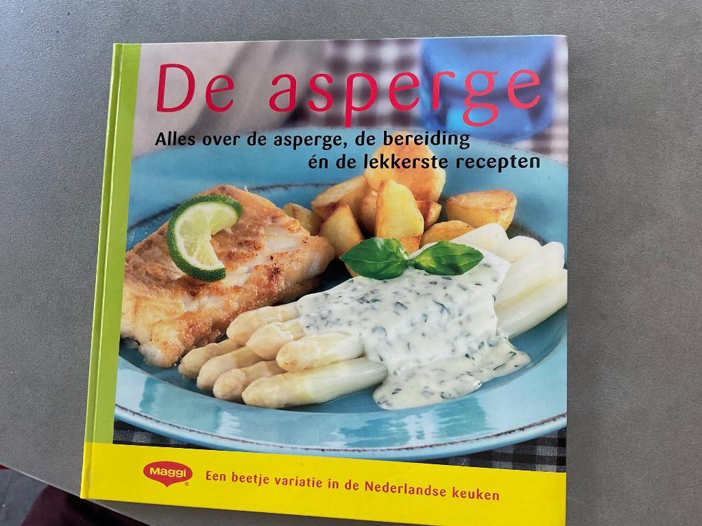 De asperge , alles over de asperge, de bereiding, Ophalen of Verzenden, Nieuw, Europa