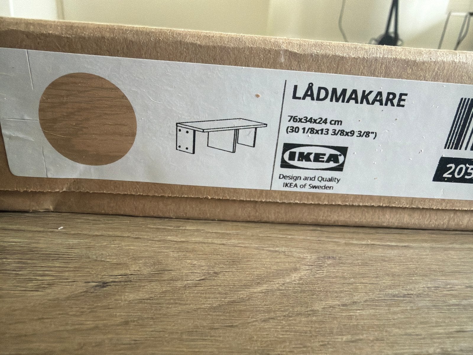 IKEA LÅDMAKARE divider planken 76x34x24 cm, Huis en Inrichting, Ophalen of Verzenden, Nieuw