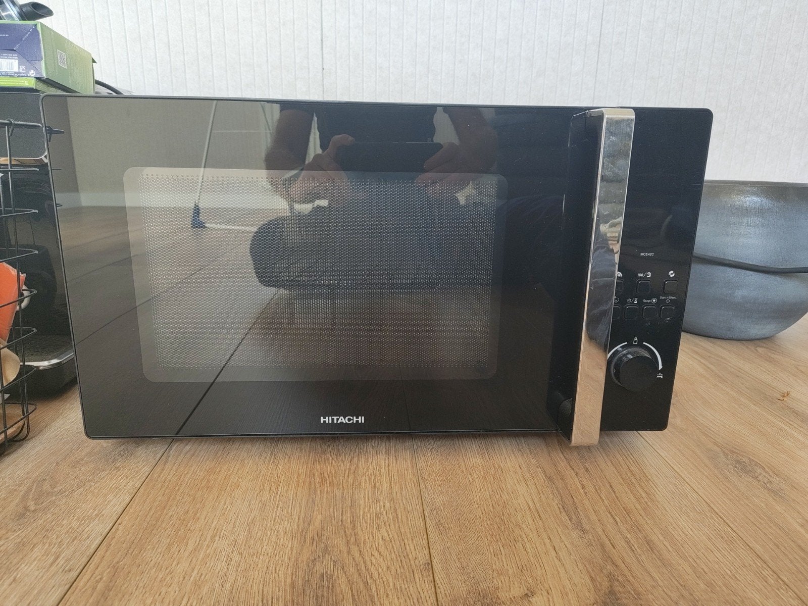 Hitachi Combimagnetron - Zo goed als nieuw, Witgoed en Apparatuur, Ophalen, Combimagnetron, Zo goed als nieuw, Draaiplateau