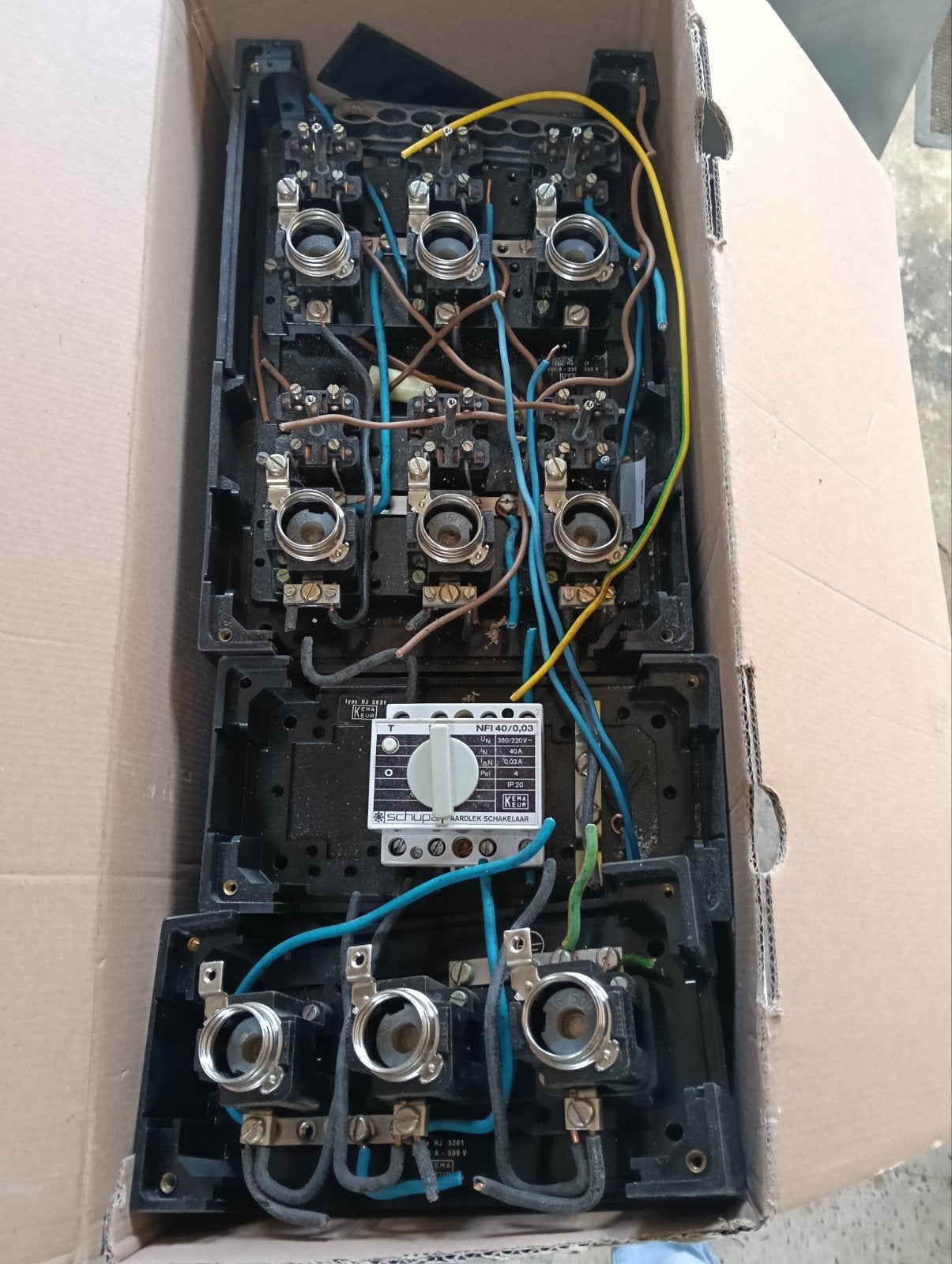 groepenkast, Doe-het-zelf en Verbouw, Elektra en Kabels, Ophalen, Groepenkast