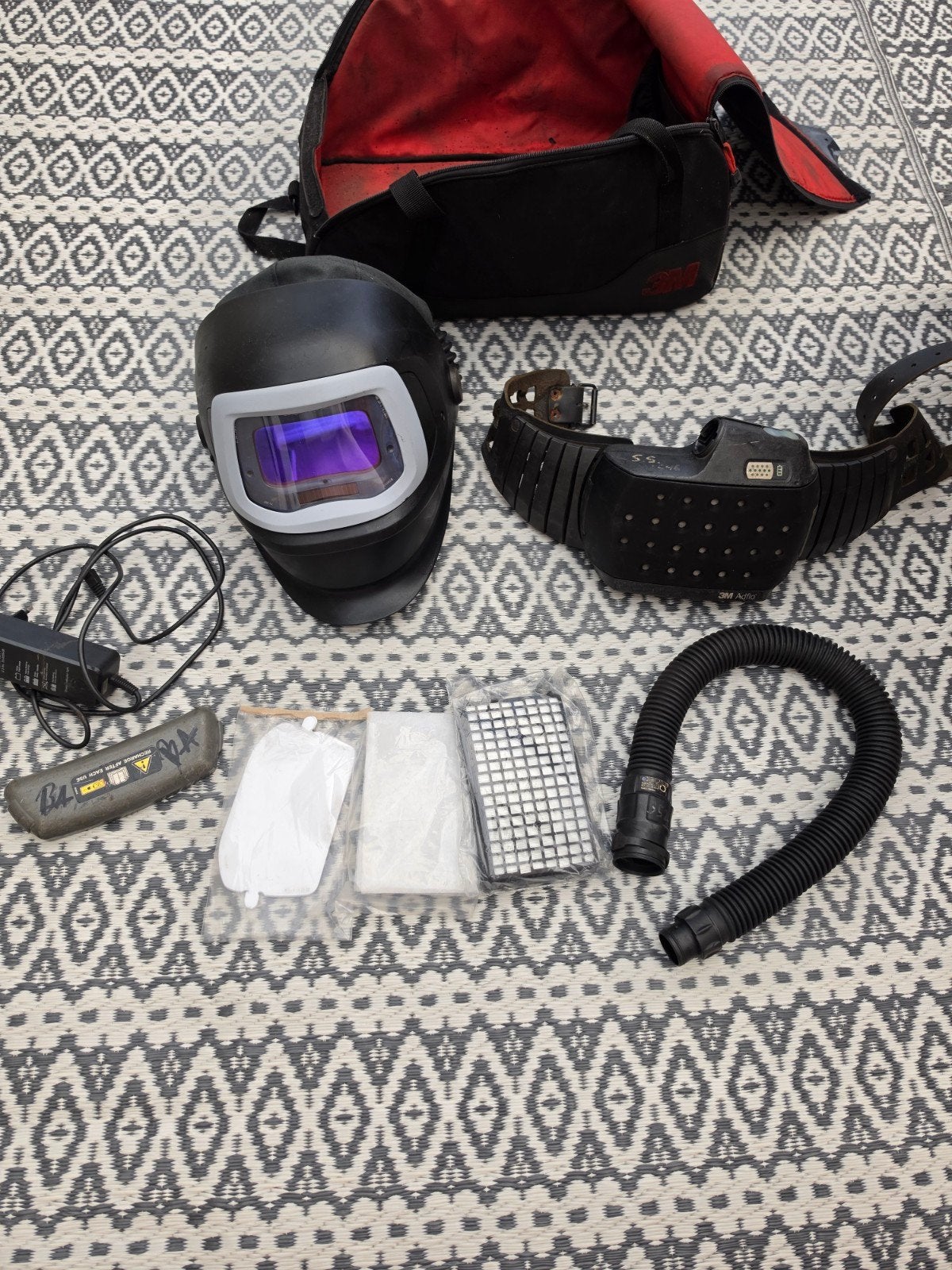 Las set 9100fx adflo 3M Speedglas, Lasfilter, Ophalen of Verzenden