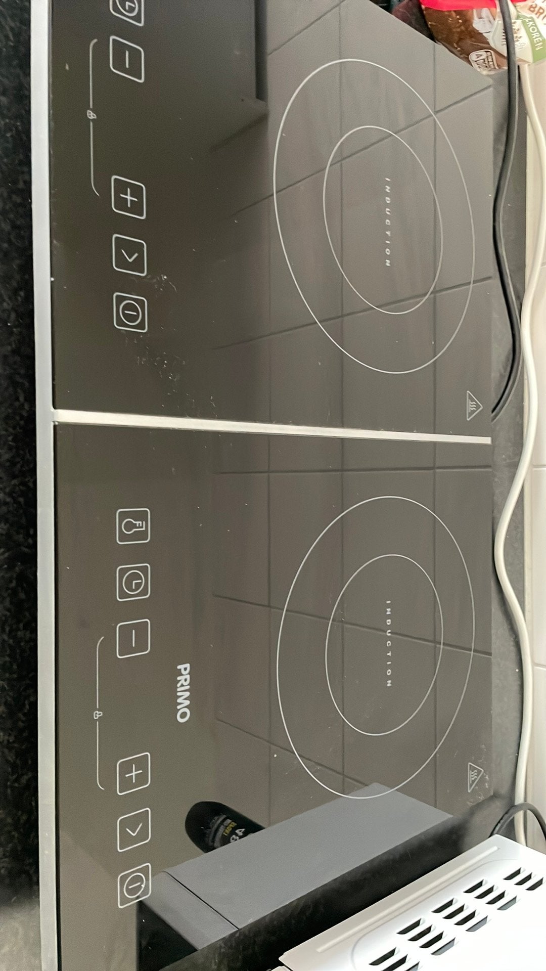Primo inductie kookplaat, Witgoed en Apparatuur, Kookplaten, Gebruikt, 3 kookzones of minder, Ophalen of Verzenden, Inductie