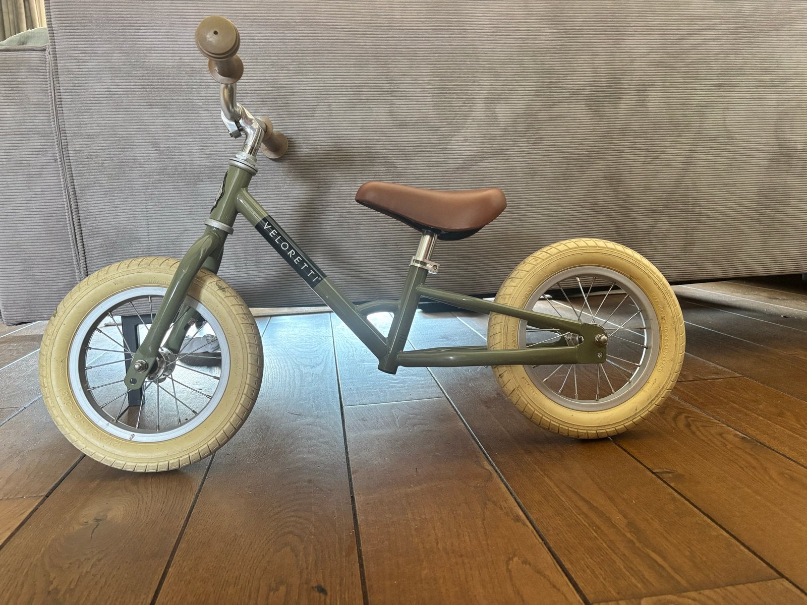 Veloretti loopfiets - Groen, Ophalen, Gebruikt, Minder dan 16 inch