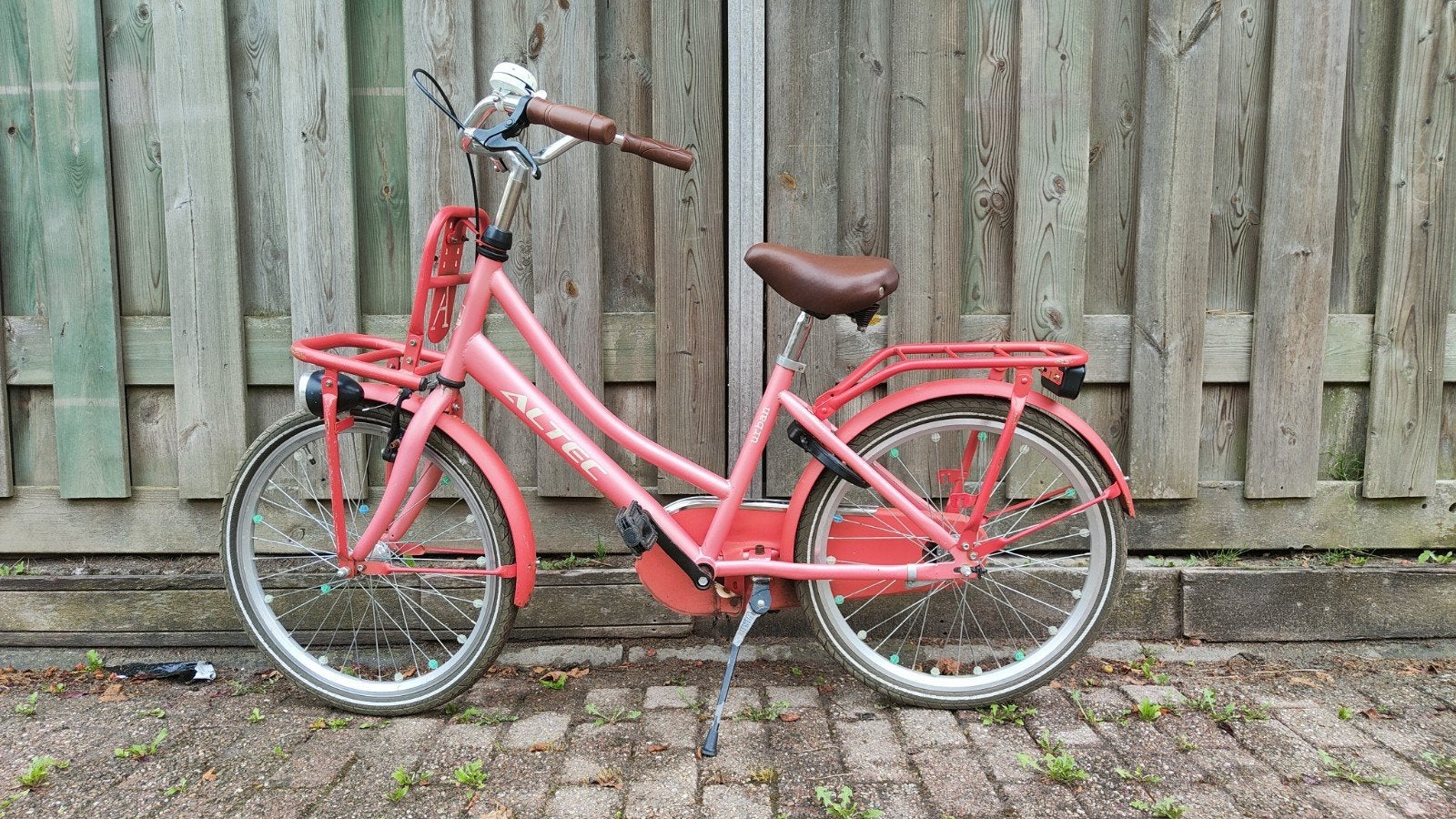Altec Urban transportfiets - kinderfiets 20 inch- Roze - geb, Ophalen, Gebruikt, Altec Urban, Terugtraprem