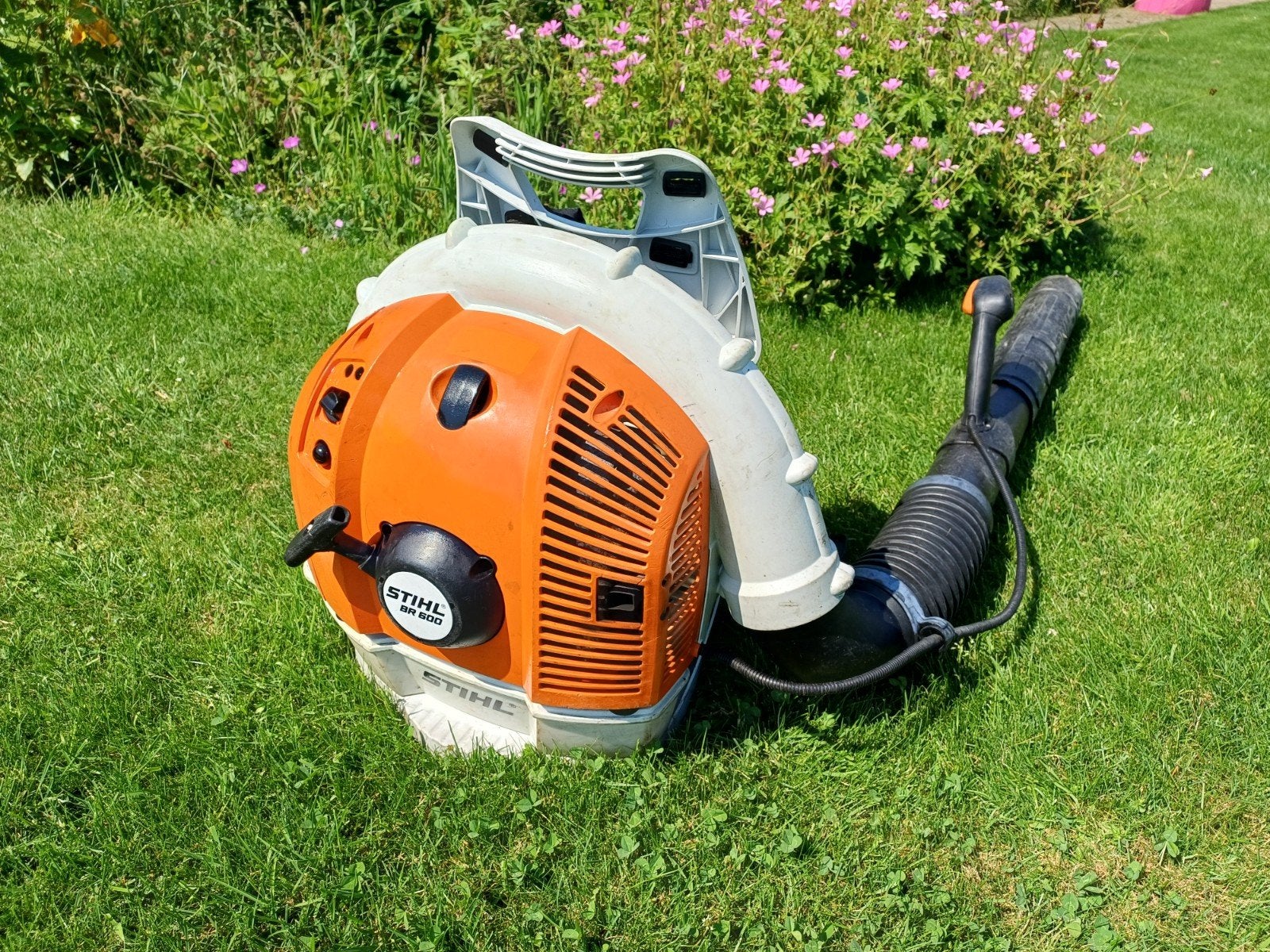Stihl BR600 Ruggedragen Bladblazer - Nieuwe Filters, Gebruikt, Ruggedragen, Ophalen of Verzenden, Stihl