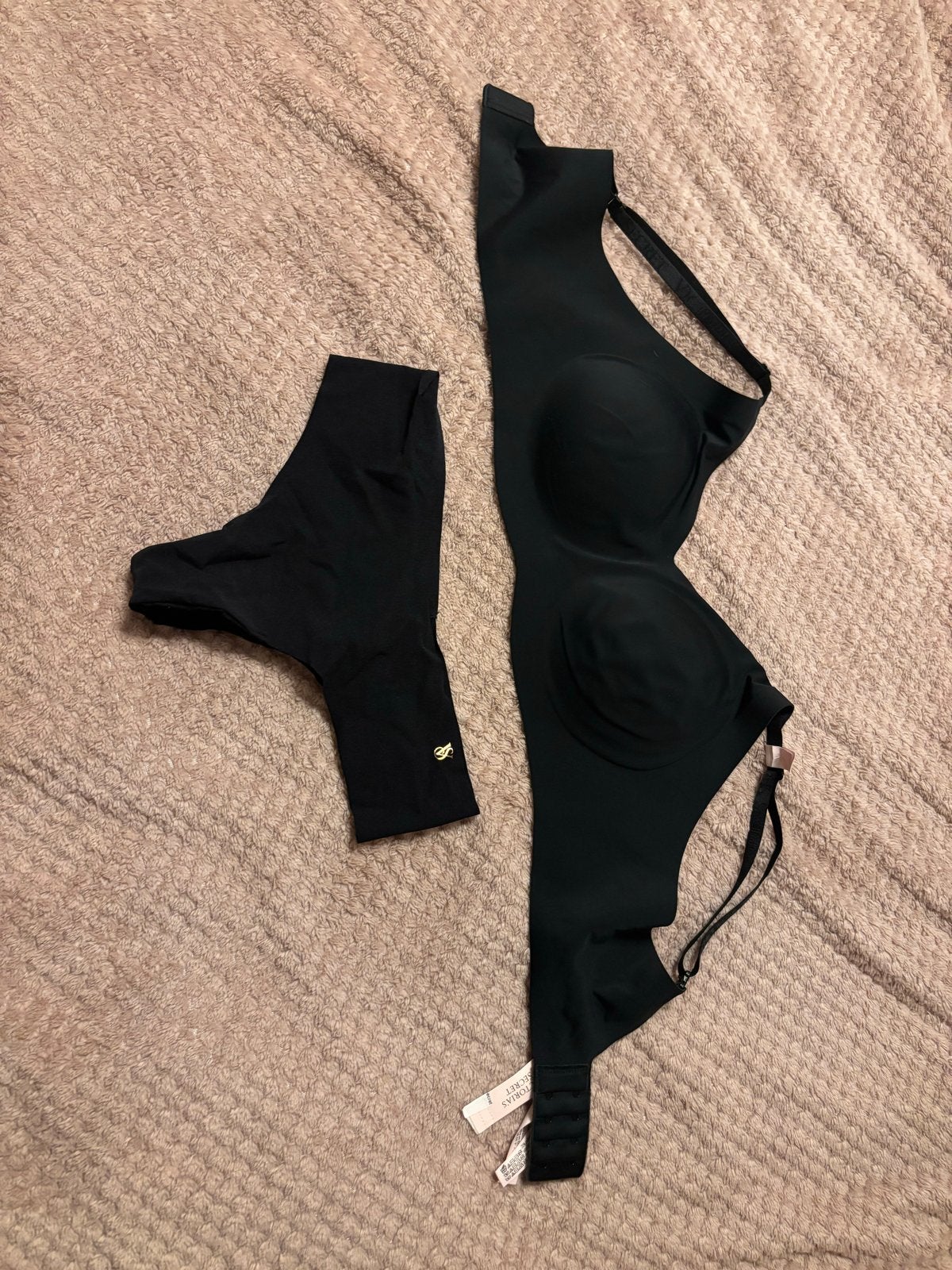 Zwarte BH en Slip Setje - Victoria's Secret, Kleding | Dames, Ophalen, Zwart, Setje