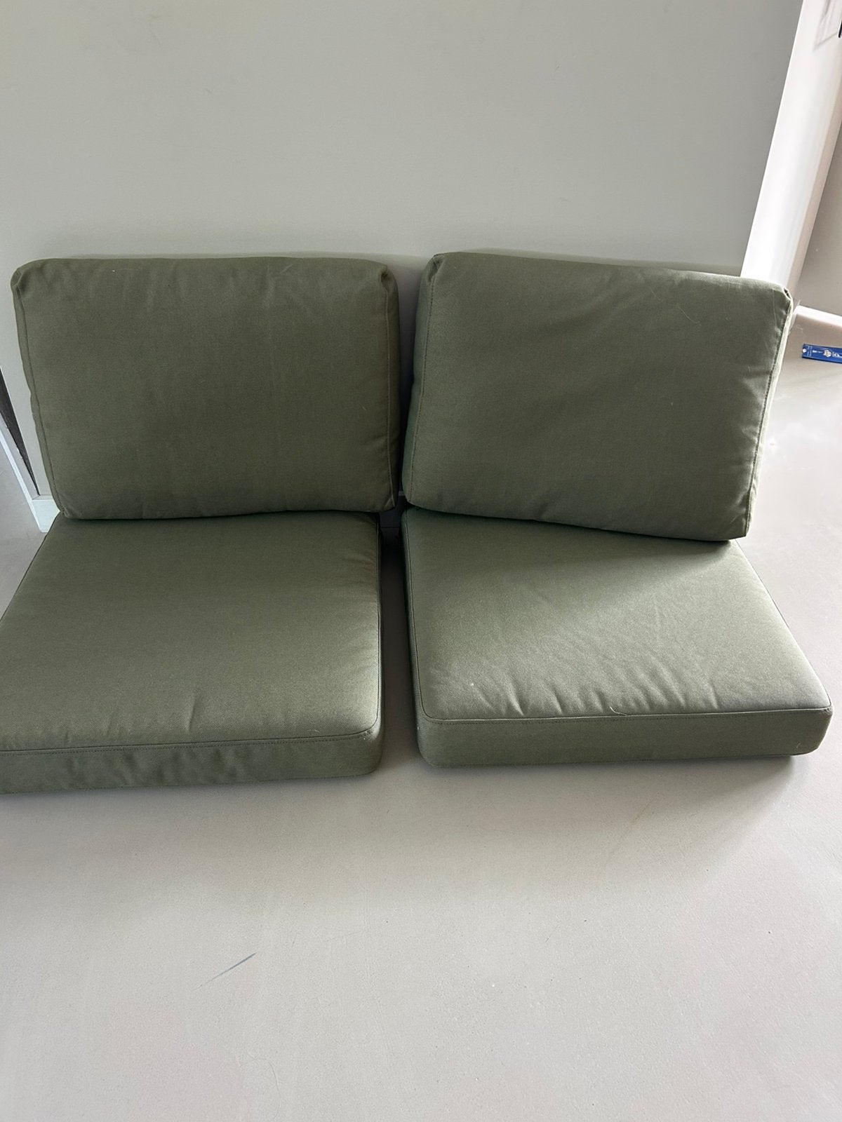 Ikea kussen loungebank, Tuin en Terras, Tuinsets en Loungesets, Ophalen, Zo goed als nieuw, 2 zitplaatsen