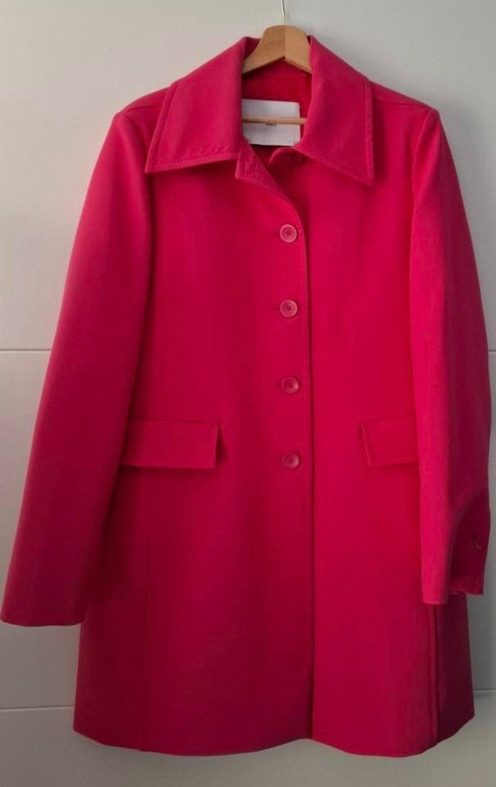 Mooie fuchsiaroze lente/zomerjas Mango maat xl/42, Mango, Maat 42/44 (L), Ophalen of Verzenden, Zo goed als nieuw