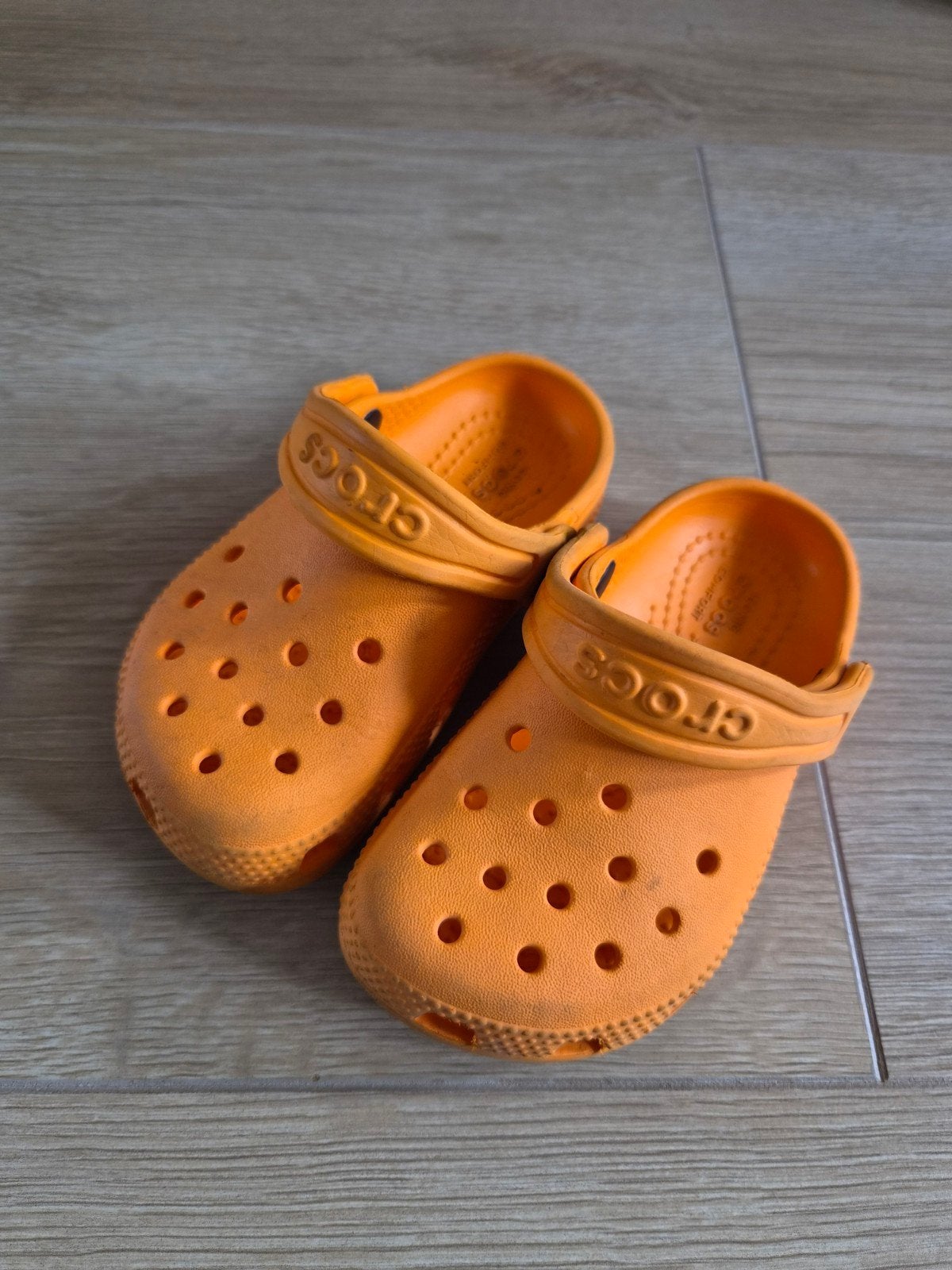 Crocs Clogs Oranje Maat C7 (23-24) Kinderen, Ophalen, Gebruikt, Crocs, Jongen of Meisje
