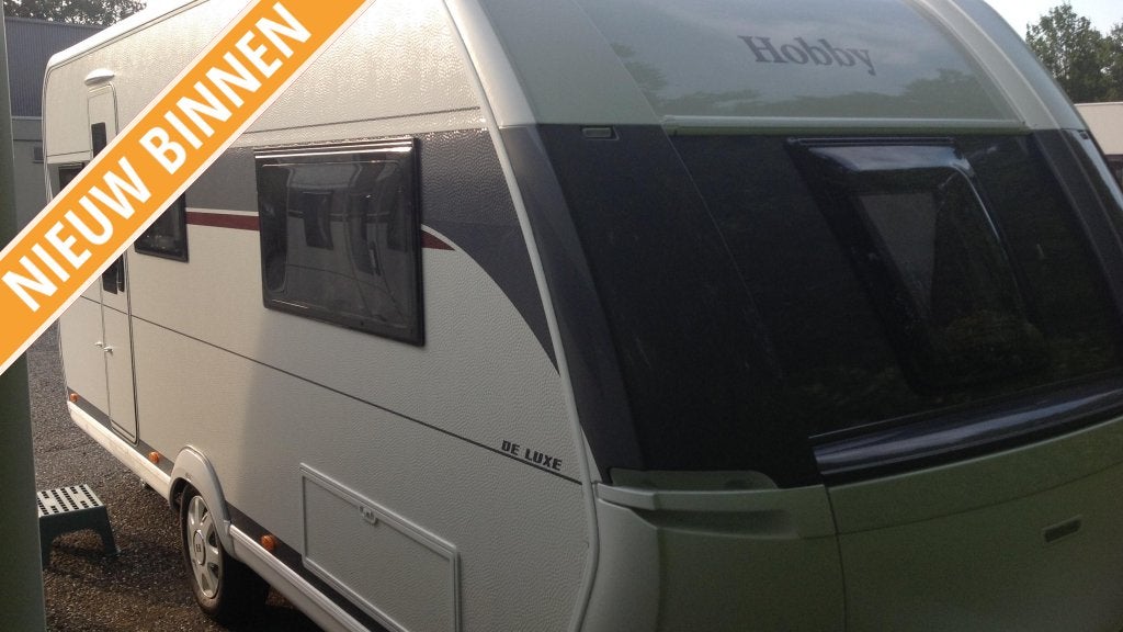 Hobby De Luxe 495 UL, Caravans en Kamperen, Schokbreker, Rondzit, Hobby, 4 tot 5 meter