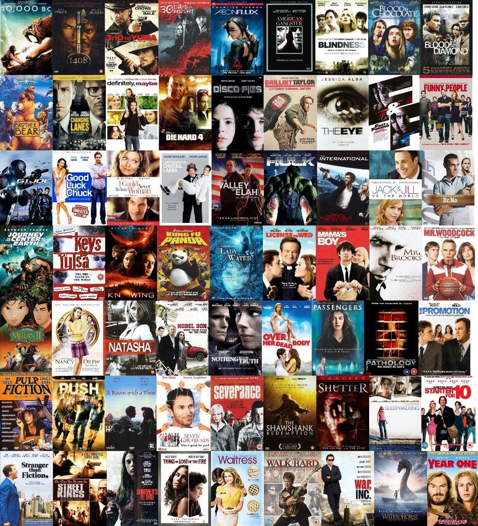 63 DVD films (ook apart verkrijgbaar), Alle leeftijden, Ophalen, Zo goed als nieuw