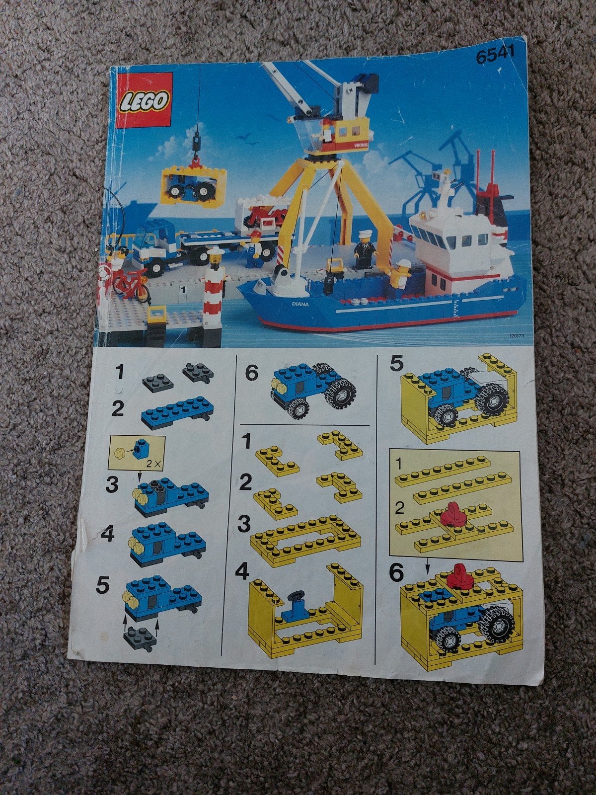 heel oud lego boekje, setnummer 6541, Ophalen, Gebruikt, Overige thema's, Lego