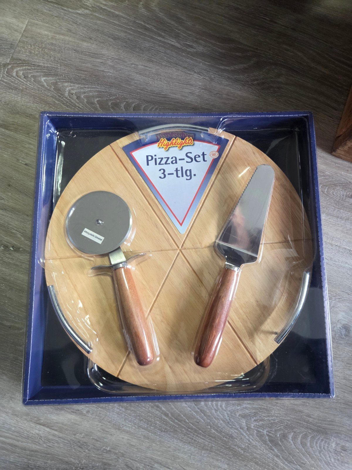 Highlights Pizza-Set 3-delig - Nieuw in verpakking, Overige typen, Hout, Nieuw, Ophalen of Verzenden