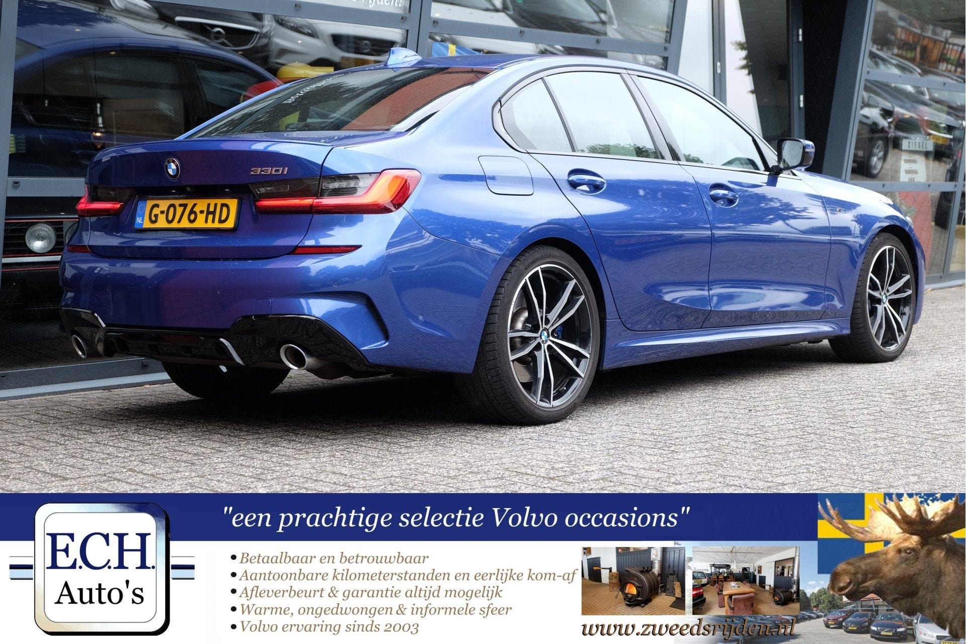 BMW 3-serie 330i High Executive Edition, Panoramadak, Automaat, 1998 cc, Achterwielaandrijving, Gebruikt
