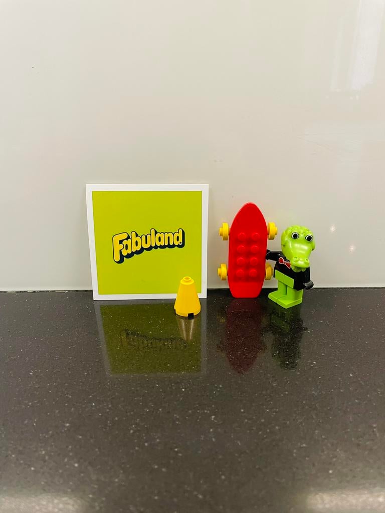 Lego Fabuland 3721 | Krokodil met Skateboard, Ophalen of Verzenden, Zo goed als nieuw