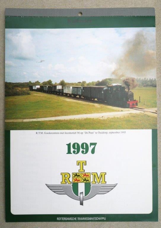 Het RTM Grevelingen Kalender 1997., Verzamelen, Spoorwegen en Tramwegen, Ophalen of Verzenden, Zo goed als nieuw, Tram, Boek of Tijdschrift