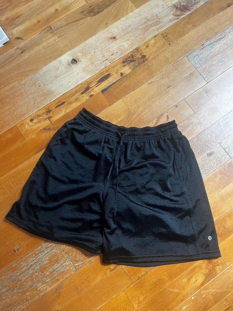 Sportbroek mesh  LuluLemon, Maat 38/40 (M), Zwart, Nieuw, Ophalen of Verzenden