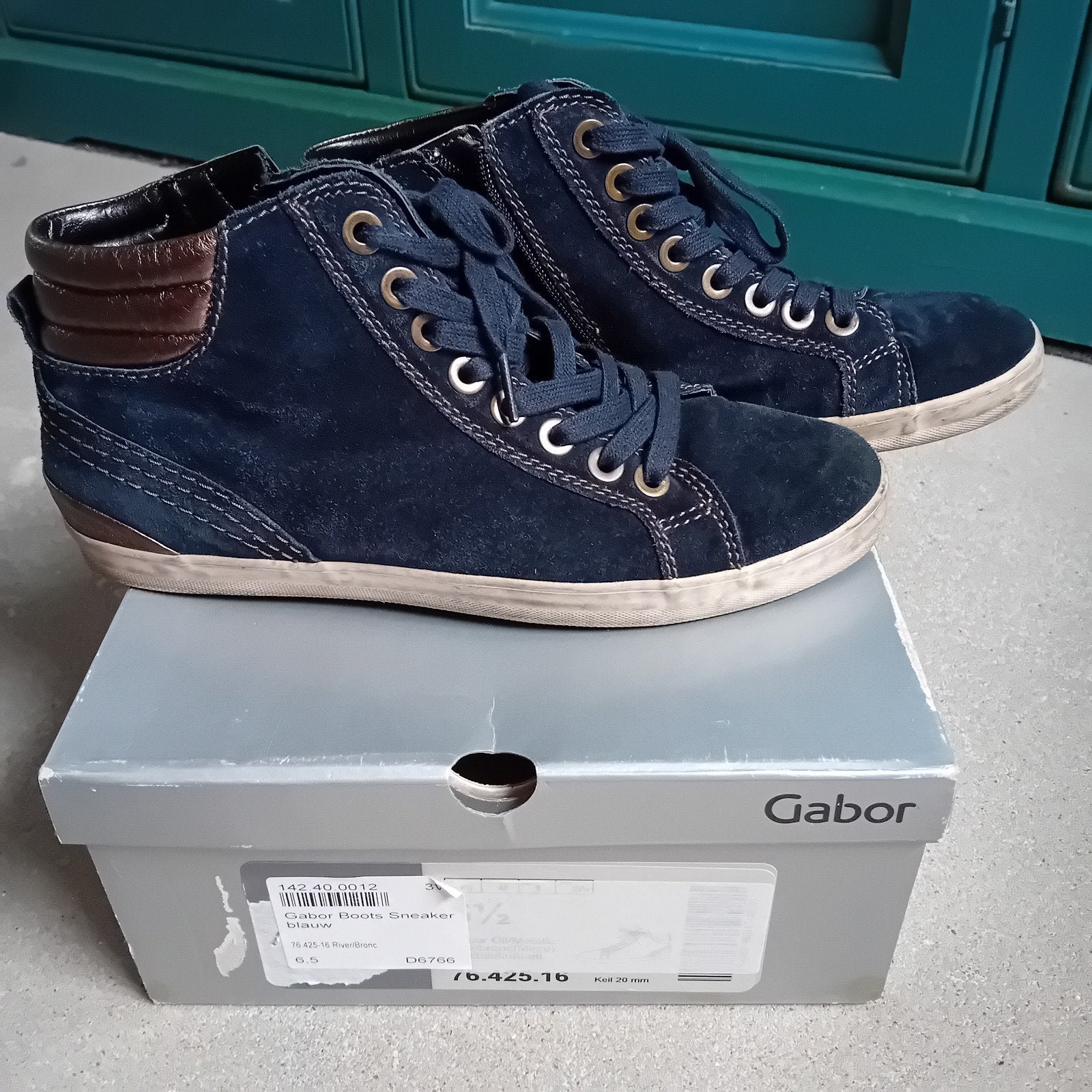 Gabor Boots Sneaker blauw, Blauw, Gabor, Ophalen of Verzenden, Sneakers of Gympen