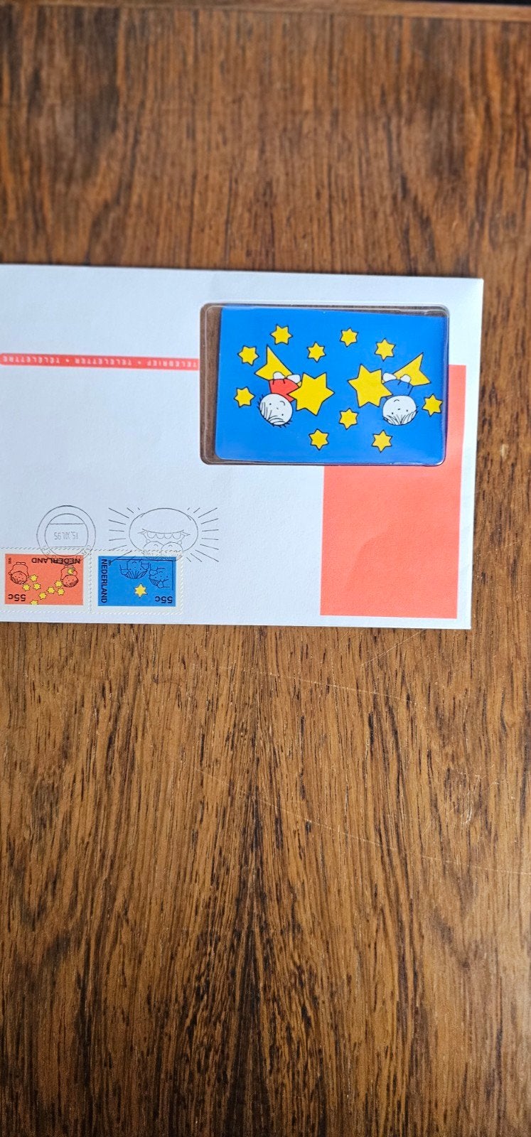 2 dezelfde Telebrieven 1995 met telefoonkaart, Verzenden