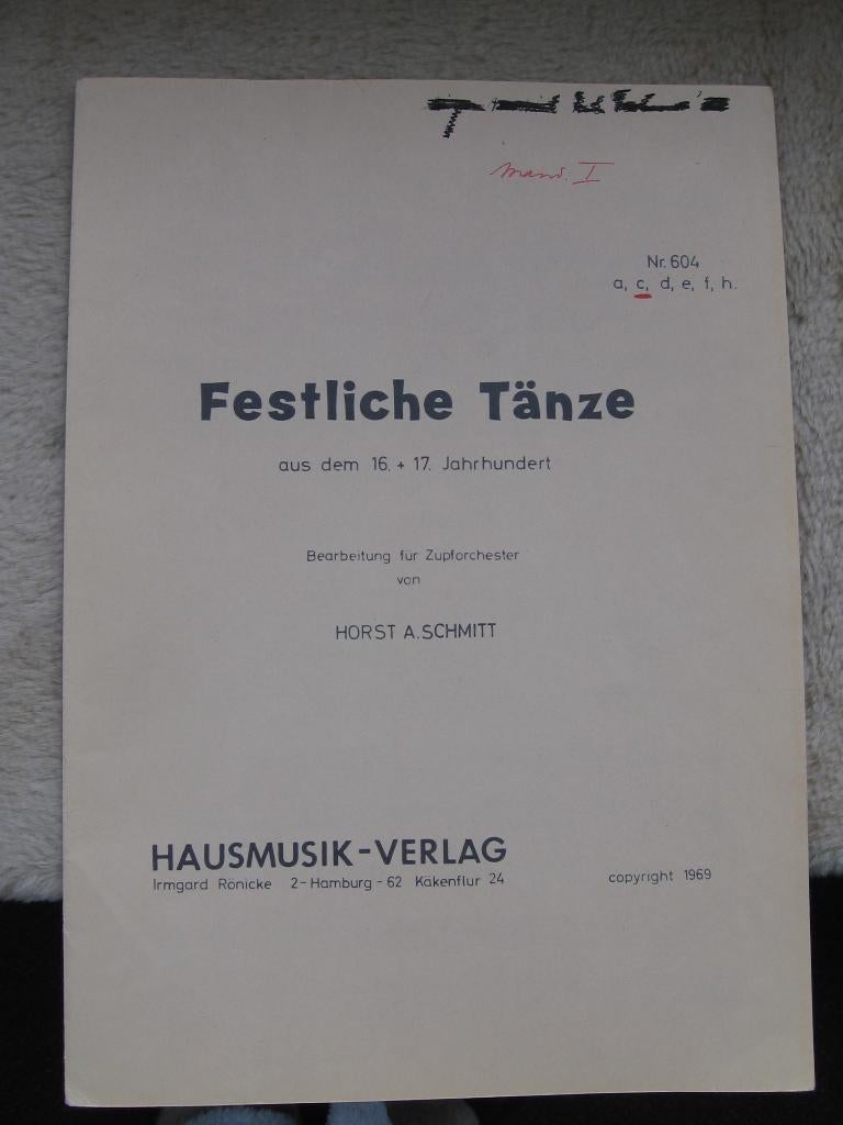 Festliche Tänze aus dem 16. + 17. Jahrhundert, Muziek en Instrumenten, Klassiek, Ophalen of Verzenden, Artiest of Componist, Gitaar