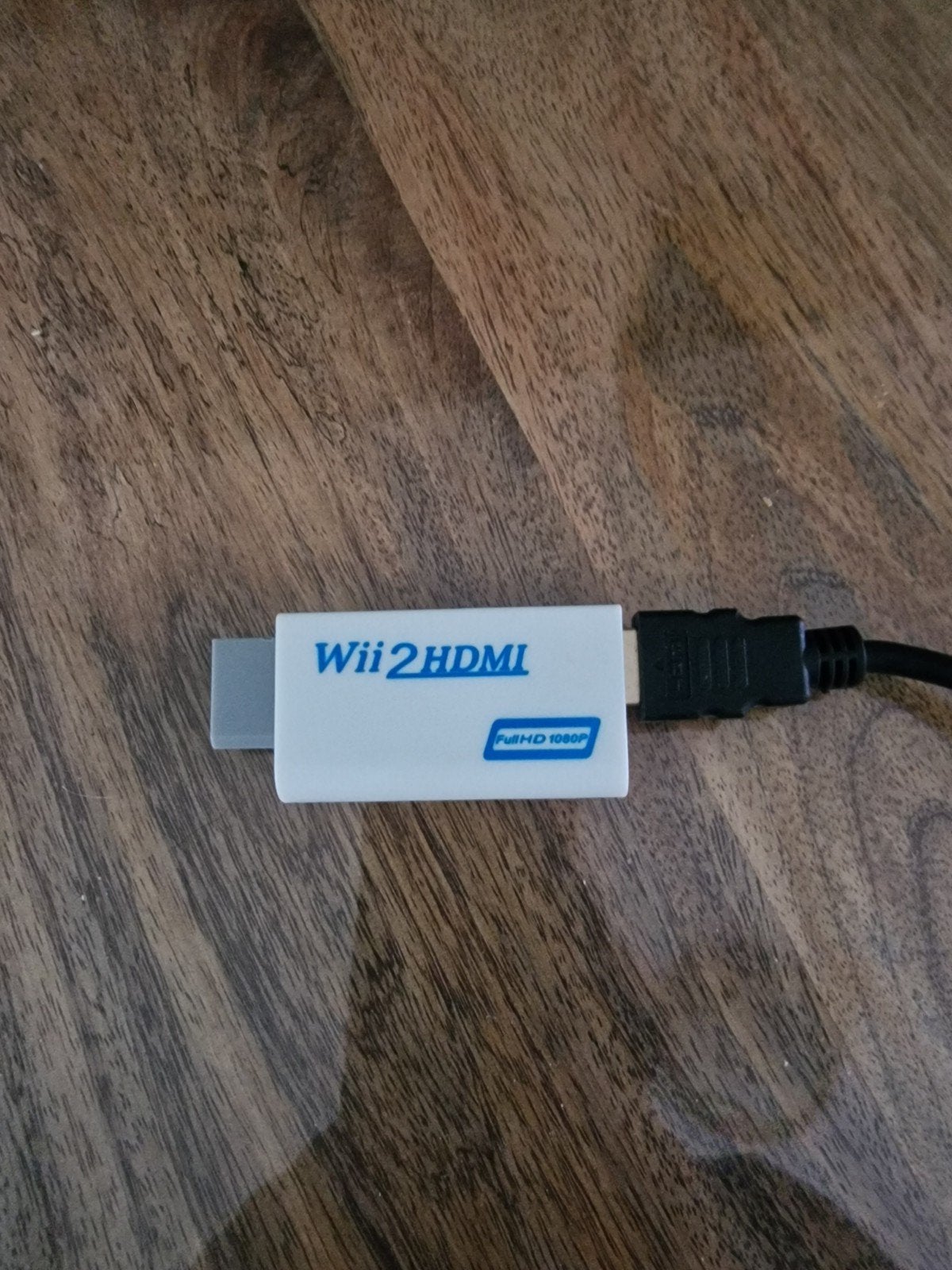 Wii 2 HDMI Adapter Full HD 1080p Converter, Ophalen of Verzenden, Zo goed als nieuw, Wii, Oplader of Kabel
