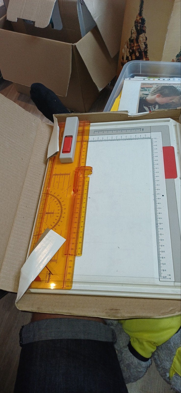 Tekentafel A3 formaat met parallelle liniaal, Ophalen, Gebruikt, Minder dan 130 cm