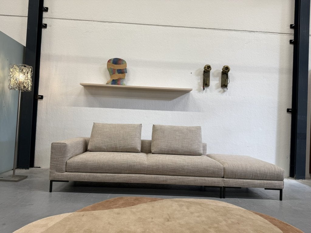 Nieuw Design on Stock Aikon Lounge 4 zits Bank Poef Balmora, Gompenstraat 15, 75 tot 100 cm, Ophalen of Verzenden, Rechte bank
