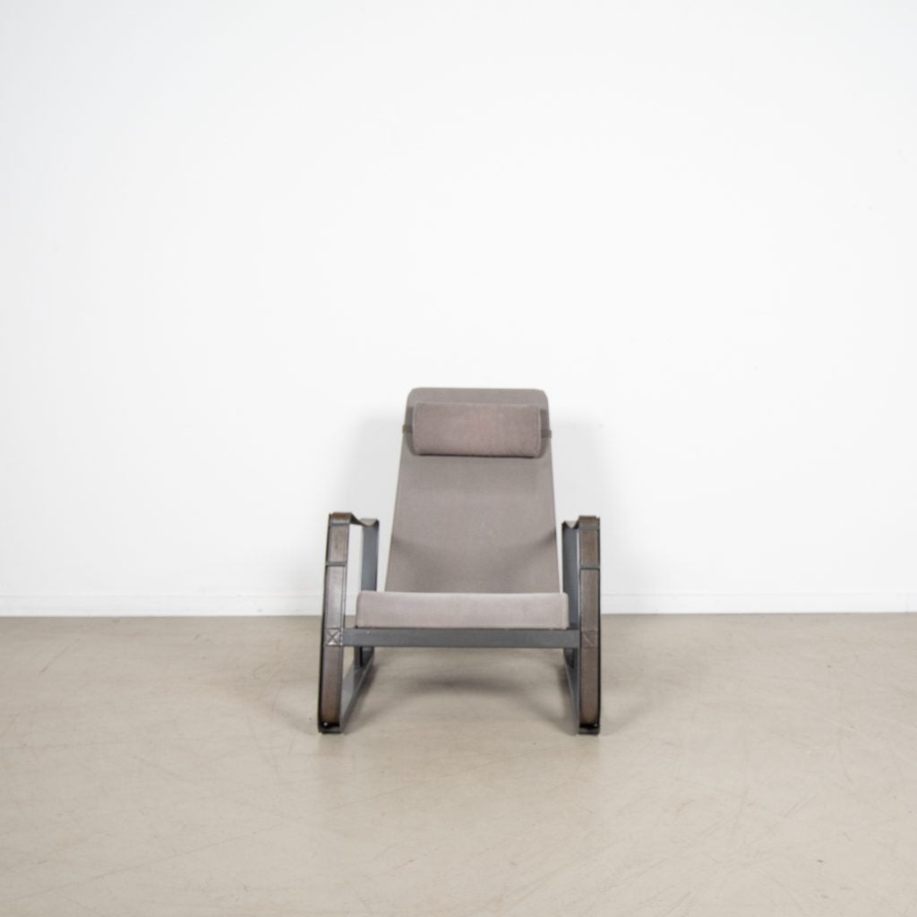 Vitra Cité Fauteuil Grijs Canvas/Leer (LMTD), Huis en Inrichting, Fauteuils, Niet ingevuld, Gebruikt, Niet ingevuld, Niet ingevuld