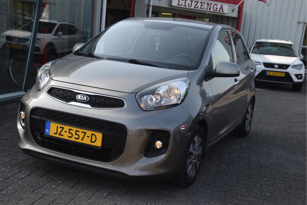 Kia Picanto 1.0 CVVT ComfortPlusLine Navigator Clima | Cruis, Voorwielaandrijving, Stof, Gebruikt, 4 stoelen