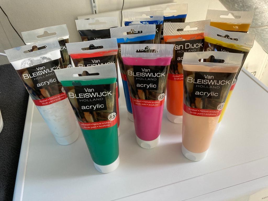 Acryl verf, Ophalen, Zo goed als nieuw, Acrylverf