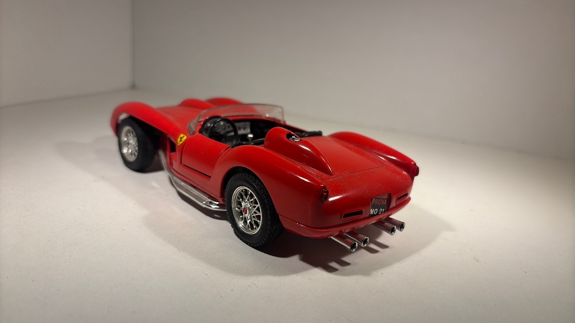 Ferrari 250 testa rossa Bburago 1.24, Ophalen of Verzenden, Bburago, A, A