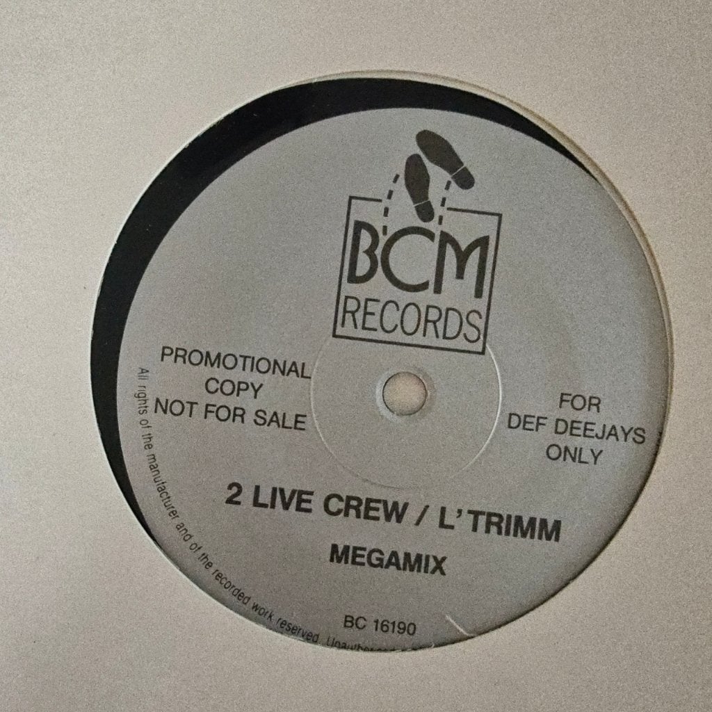 LP - The 2 Live Crew / L'Trimm – Megamix, Cd's en Dvd's, Vinyl | Hiphop en Rap, LP, Gebruikt, Promo, Ophalen of Verzenden