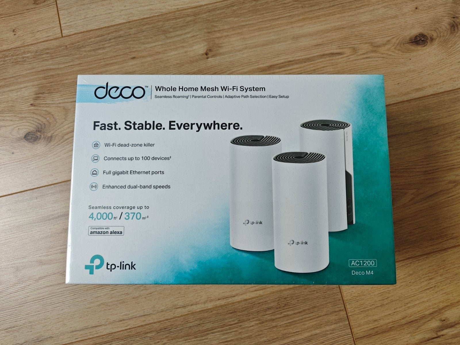 TP-Link Deco M4 Whole Home Mesh Wi-Fi Systeem (3-pack), Ophalen of Verzenden, Nieuw, Router, TP-Link