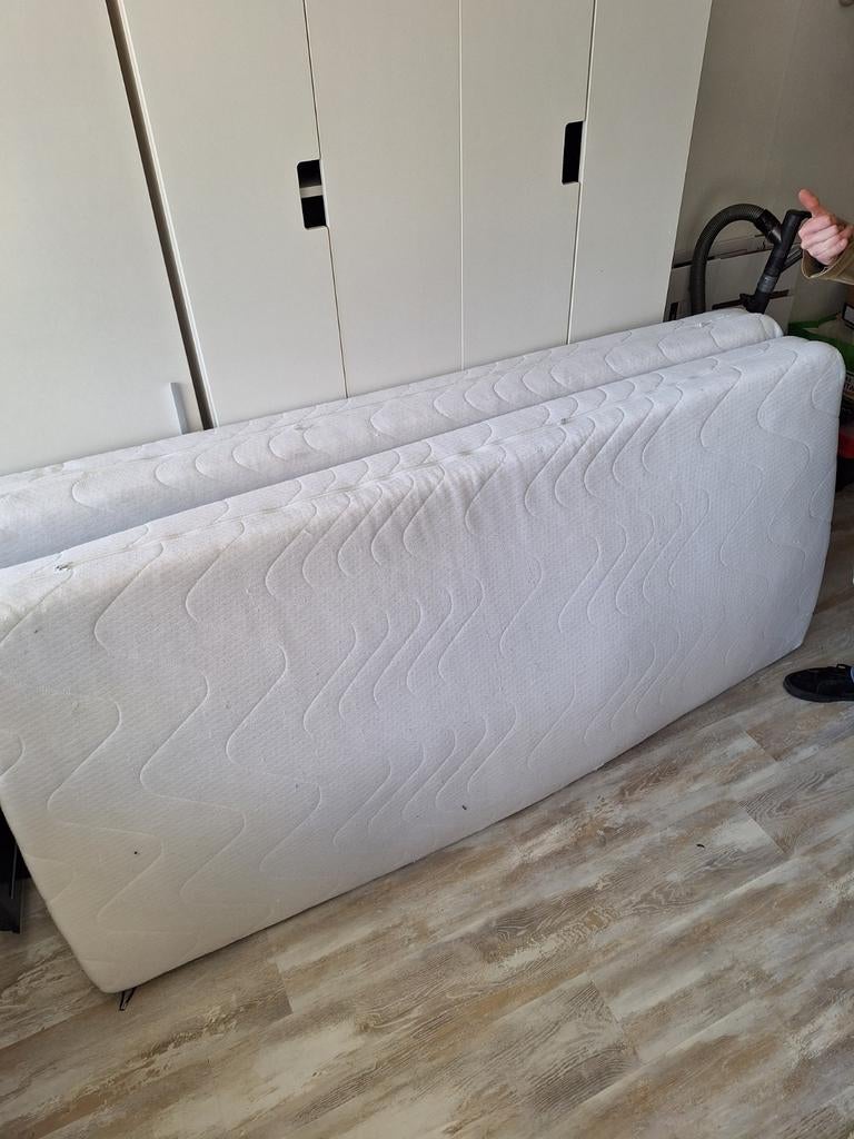 Matrassen 2x, Gebruikt, 90 cm, Eenpersoons, Onbekend