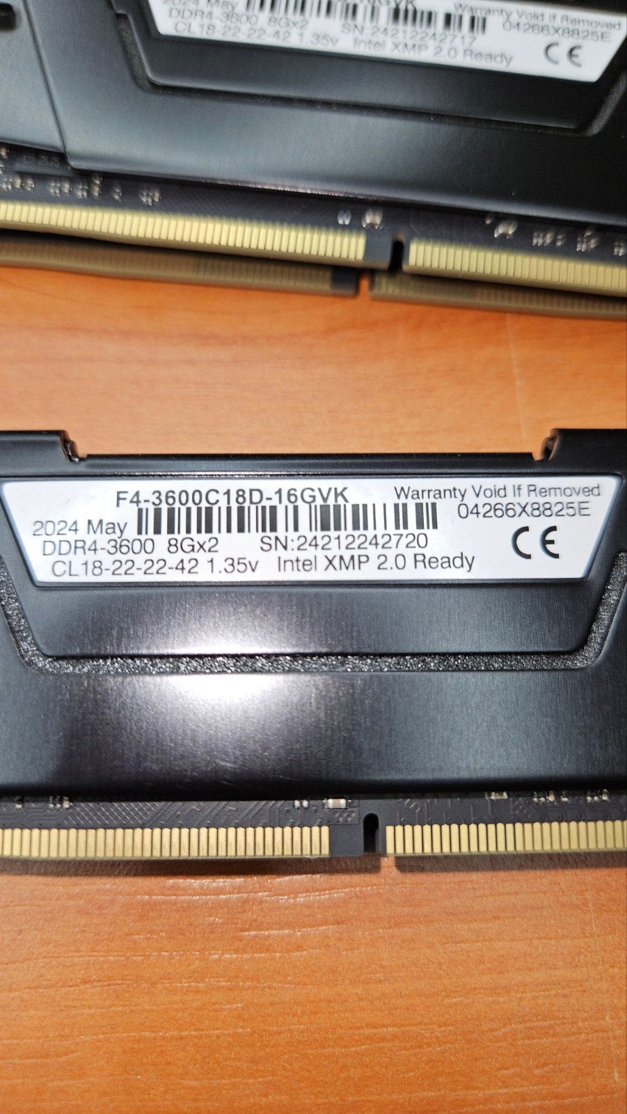 8x G.Skill Ripjaws V DDR4-3600 8GB RAM (64GB Totaal), Computers en Software, RAM geheugen, Gebruikt, DDR4, Ophalen of Verzenden