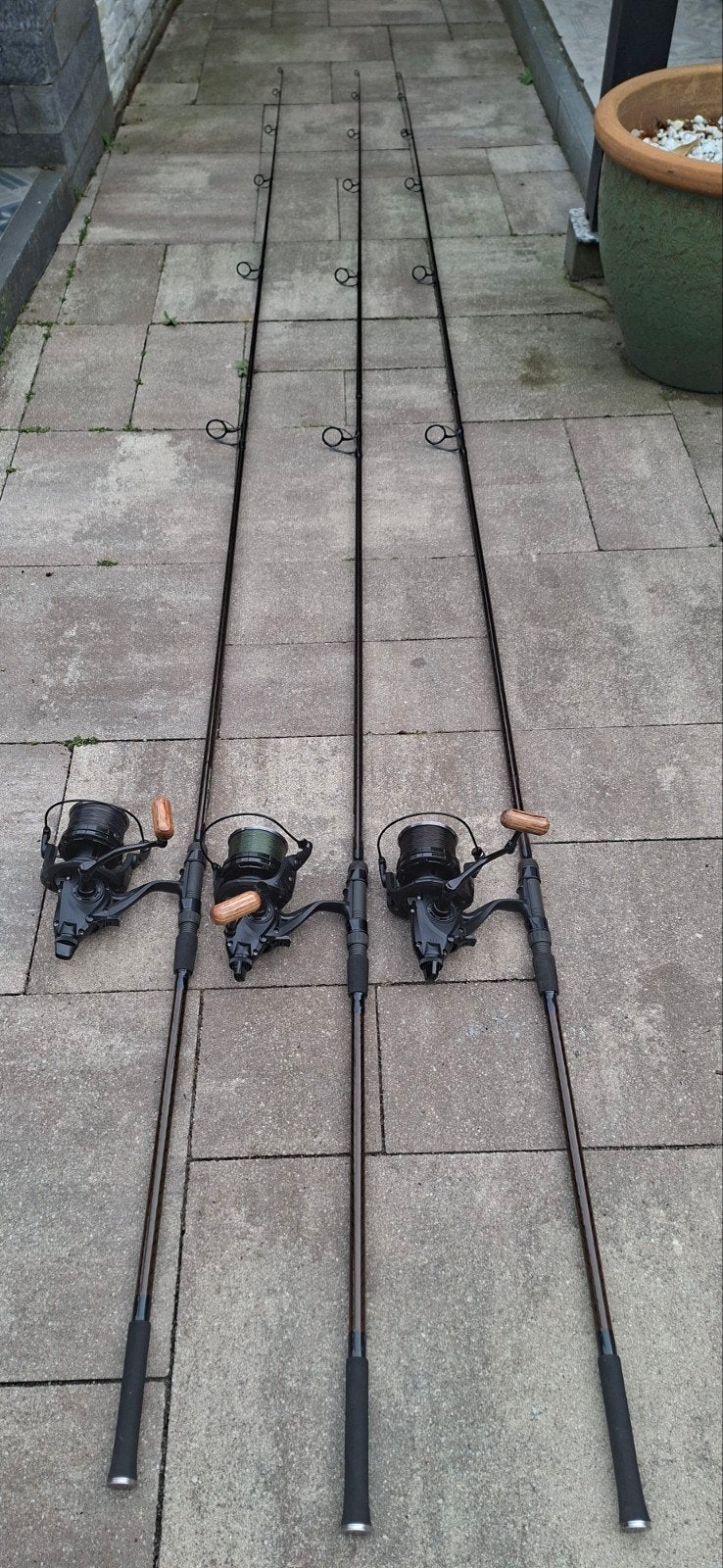 Sportex F.B.C. Carp hengels met Ashima molens, Ophalen, Gebruikt