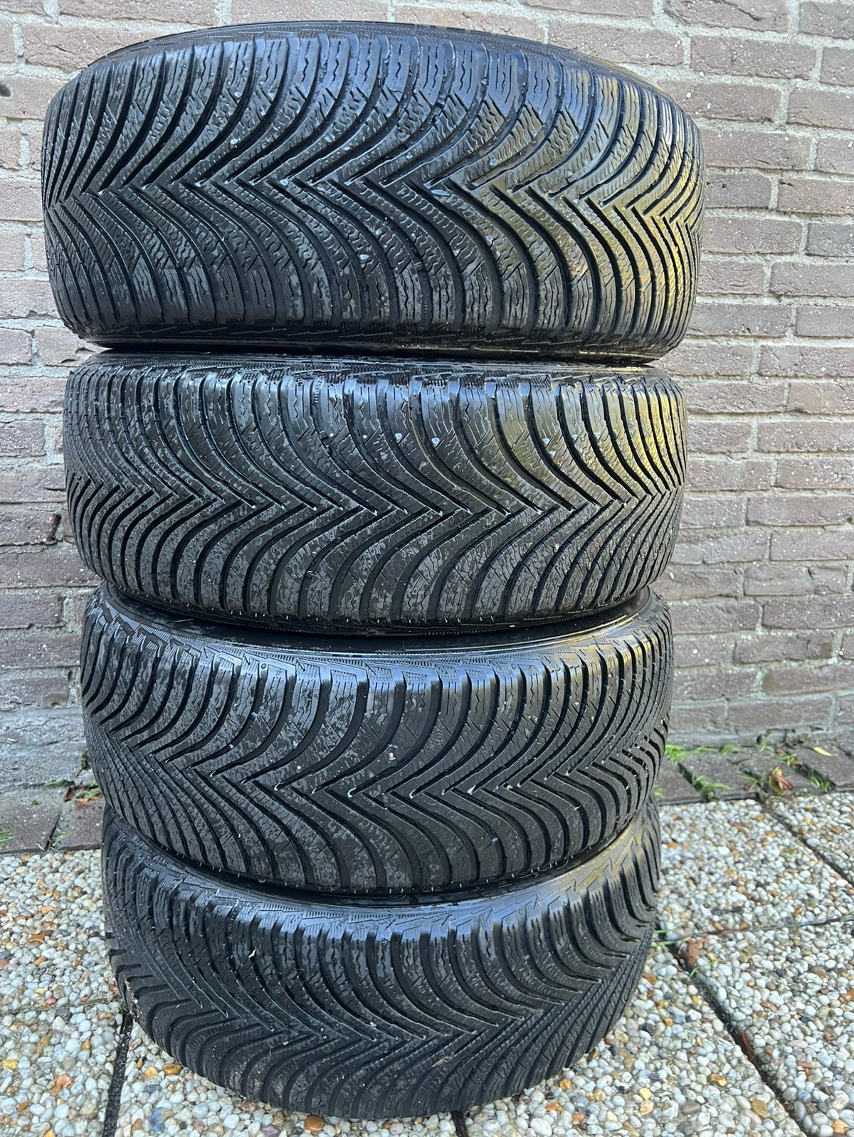 Winterbanden Michelin Alpin5 205/50 R17 93V, Auto-onderdelen, Ophalen, Gebruikt, 17 inch, Band(en)