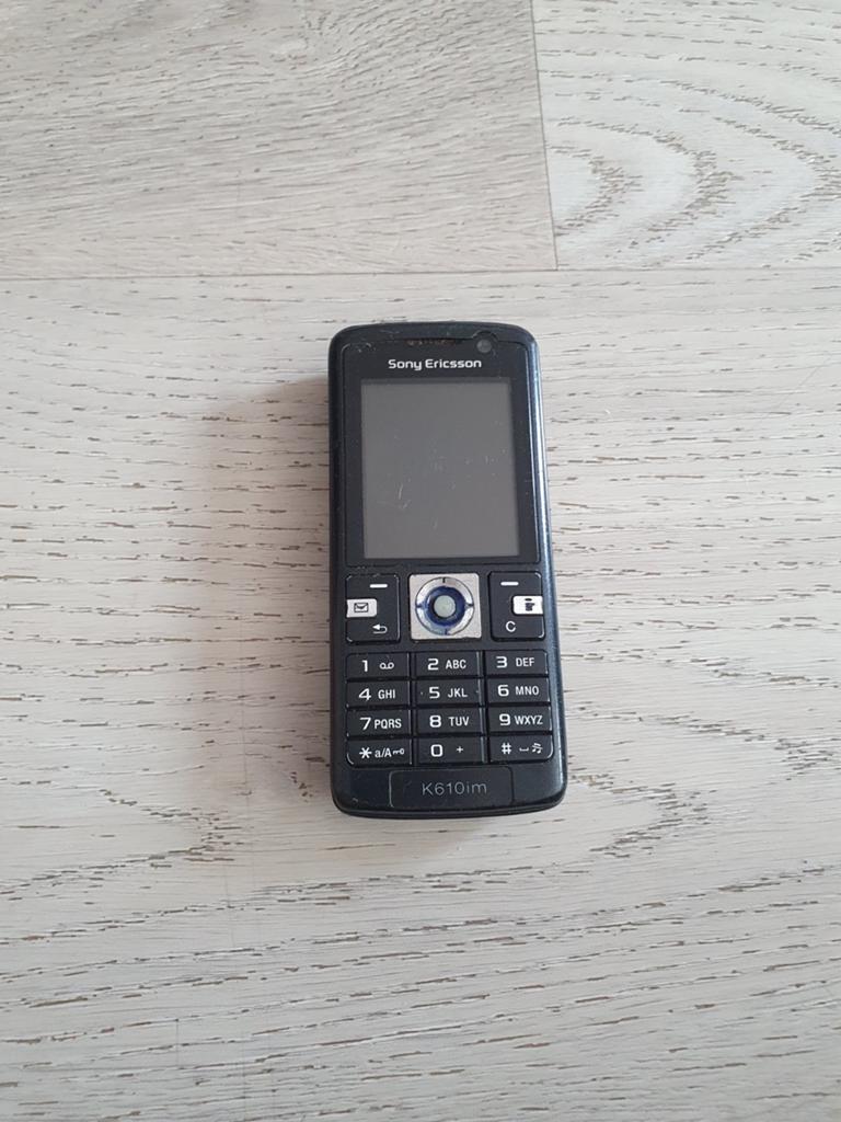 Zeldzame Sony Ericsson K610i M in goede staat, Ophalen of Verzenden, Zwart, Overige systemen