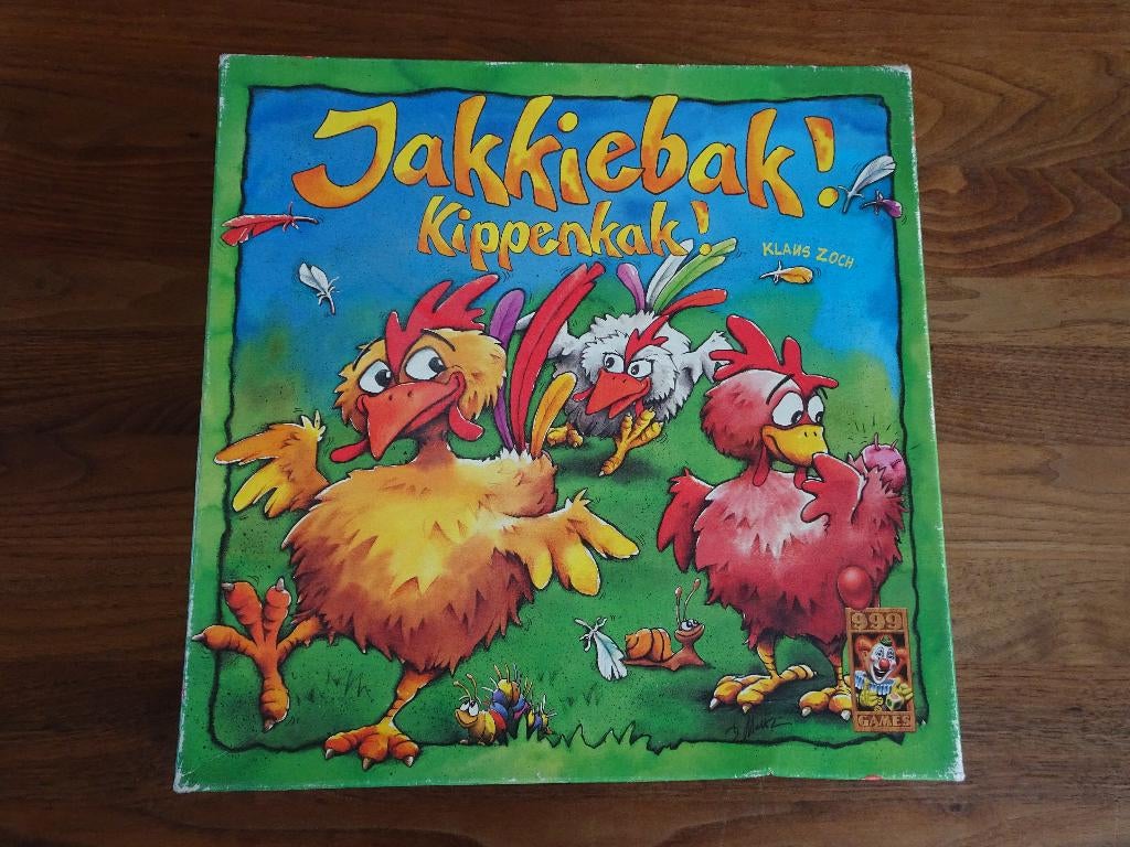 Jakkiebak! Kippenkak! 999 games, Een of twee spelers, Ophalen of Verzenden, Gebruikt, 999 games