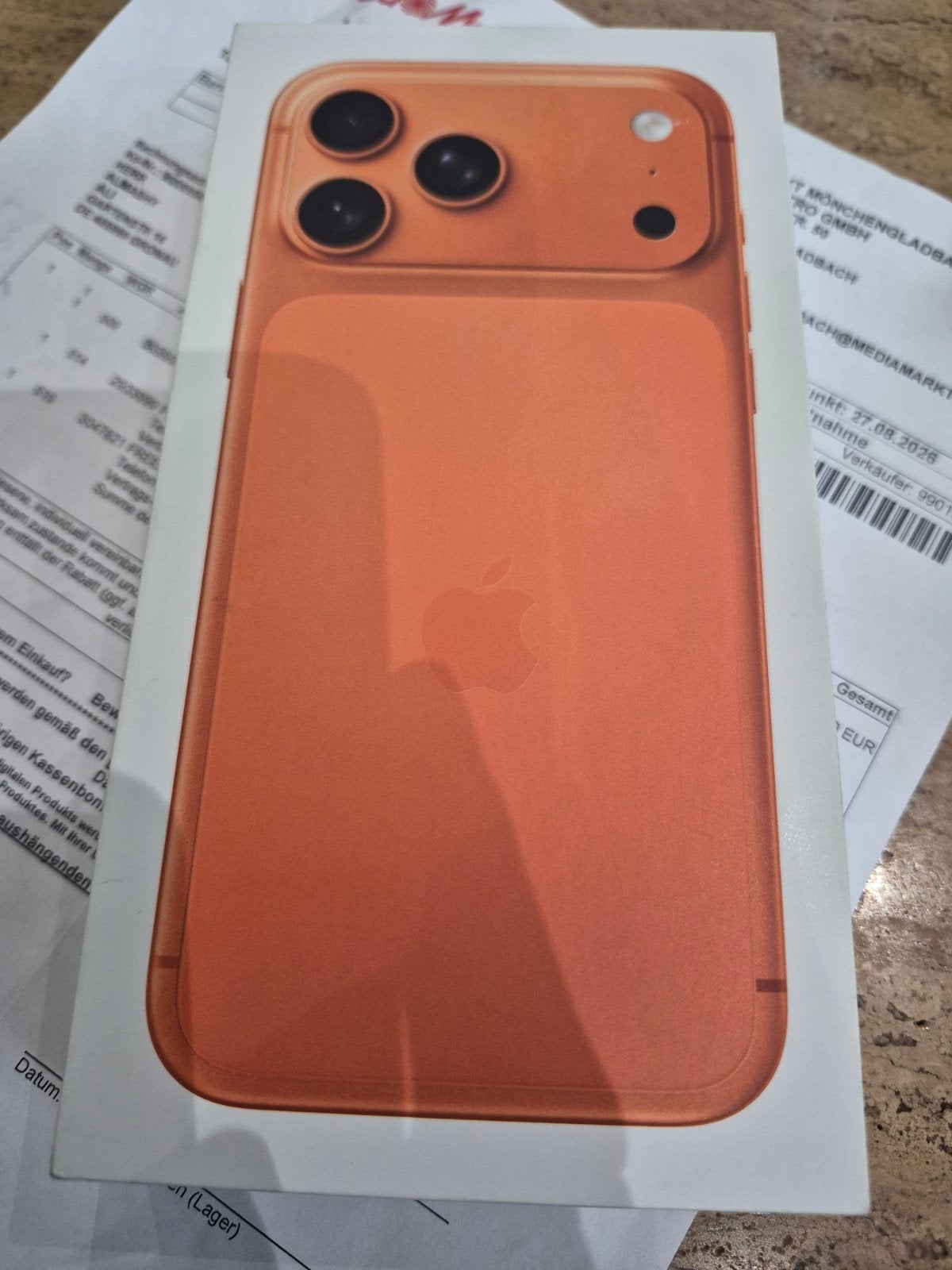 Nieuw in doos Apple iPhone 17 Pro Max 256GB Orange, Telecommunicatie, Mobiele telefoons | Apple iPhone, Ophalen of Verzenden, Nieuw