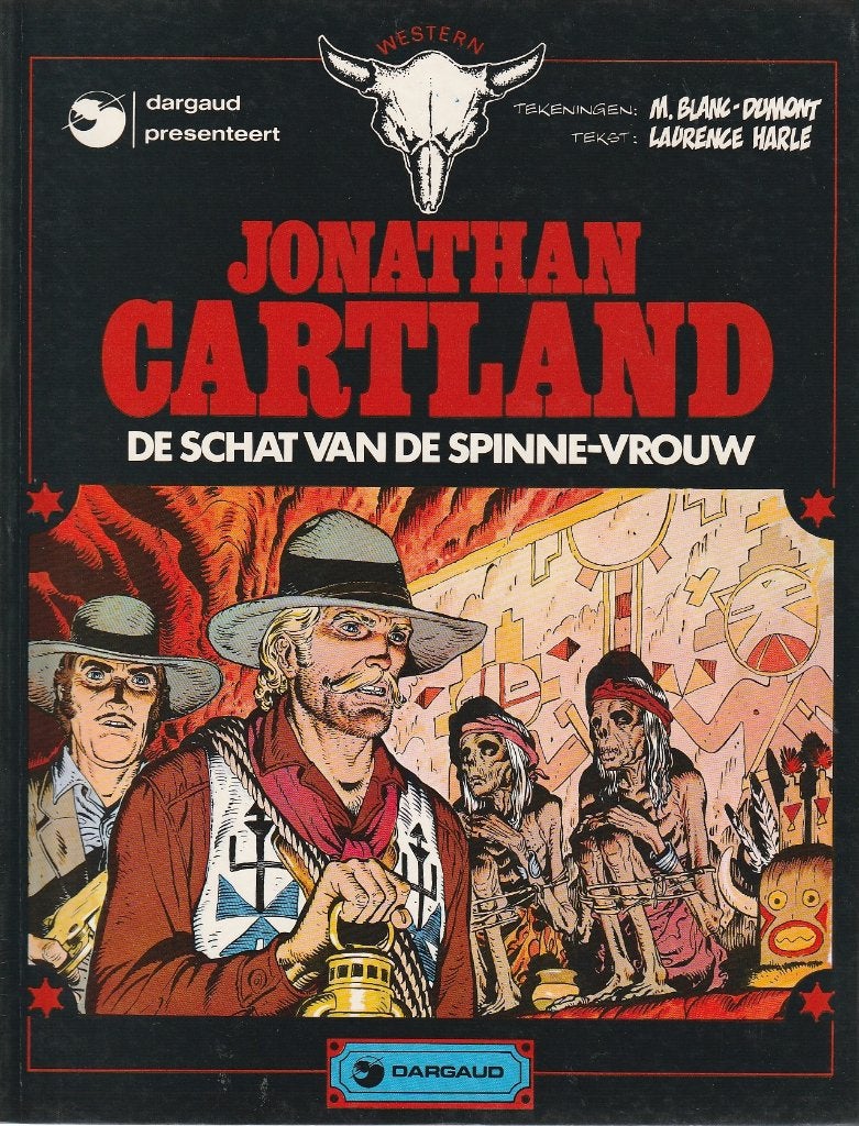 Jonathan Cartland Geest van Wah-Kee en Schat van Spinnevrouw, Boeken, Eén stripboek, Ophalen of Verzenden, Gelezen