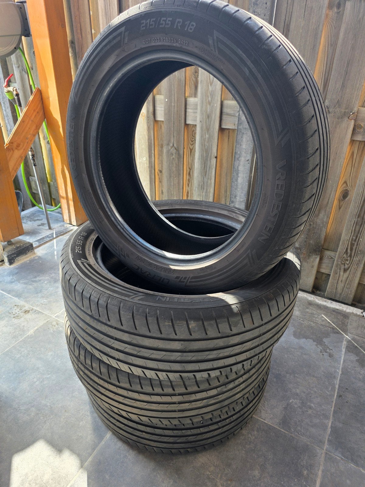 Vredestein Ultrac Zomerbanden 215/55 R18 99V, Ophalen, Gebruikt