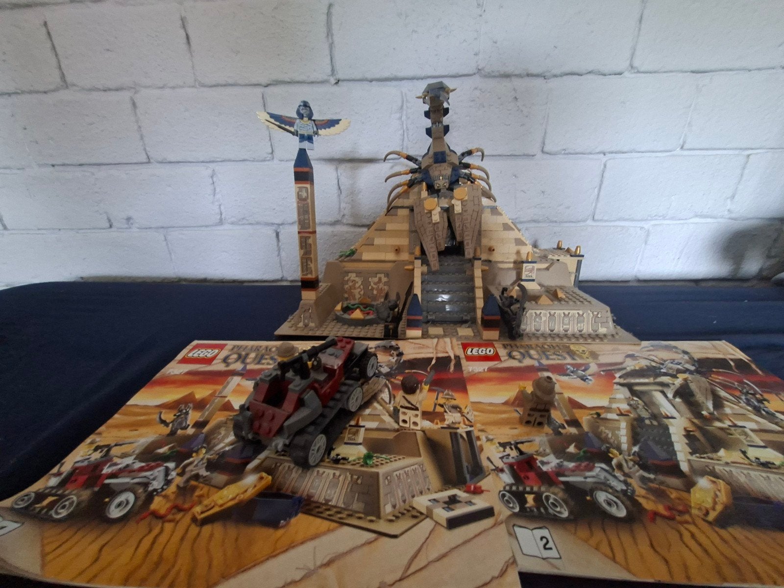 Lego Pharaoh's Quest 7327 Scorpion Pyramid (99% compleet), Gebruikt, Overige thema's, Lego, Ophalen of Verzenden