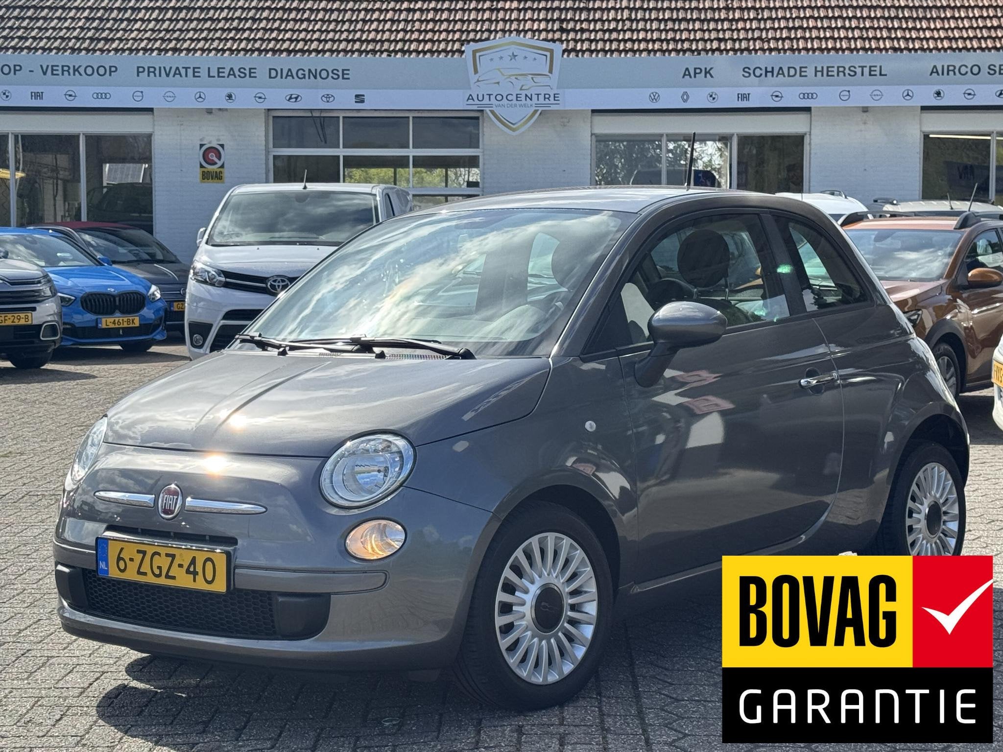 Fiat 500 1.0 TwinAir Pop AIRCO | 50000KM! | BOVAG!, Voorwielaandrijving, 12 maanden, Stof, Gebruikt