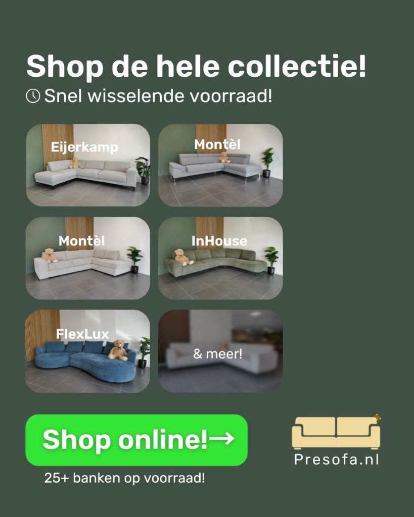Foto 12 van Chaise Longue Bank XL Velvet Groen [Refurbished]